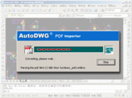 PDF to DWG Converter SA screenshot